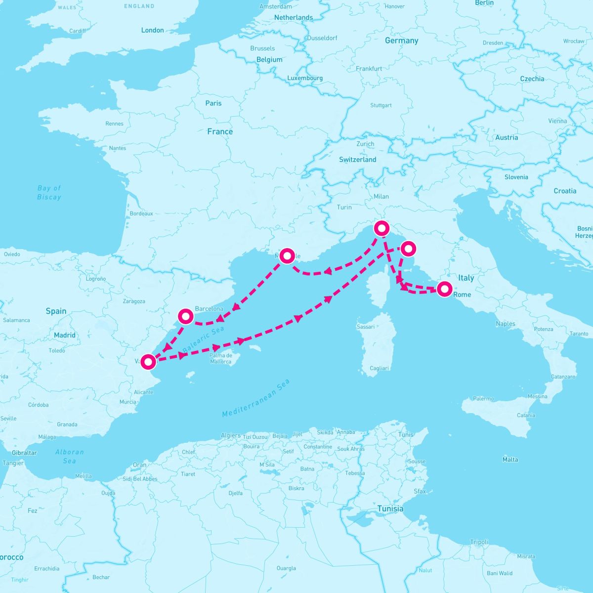 7 Night Western Mediterranean (Marseille Roundtrip)