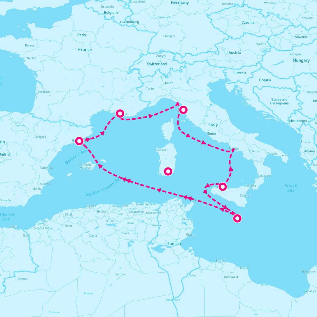 7 Night Western Mediterranean (Barcelona Roundtrip)