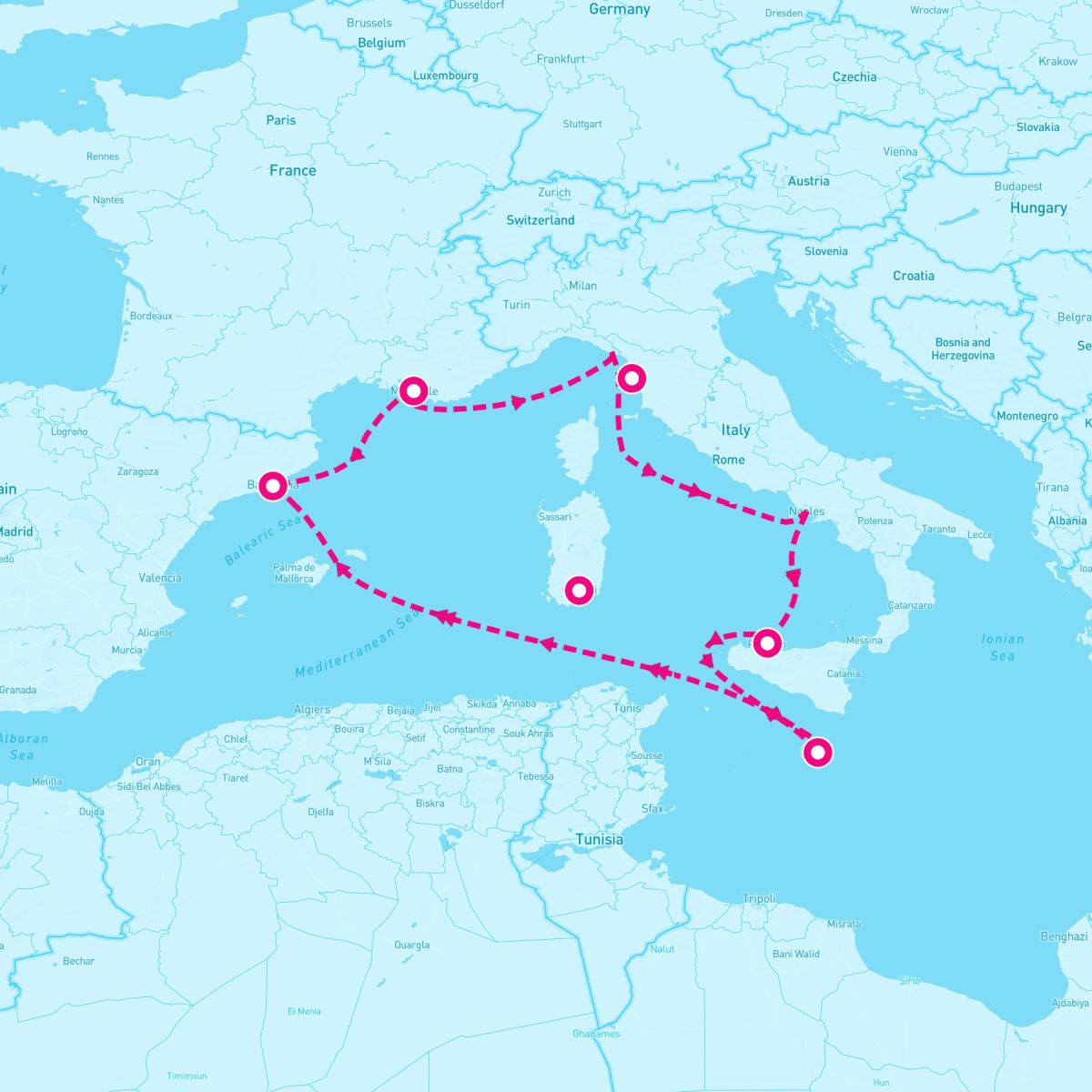 7 Night Western Mediterranean (Barcelona Roundtrip)