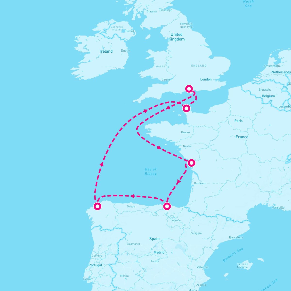 7 Night Spain & France (Southampton Roundtrip)