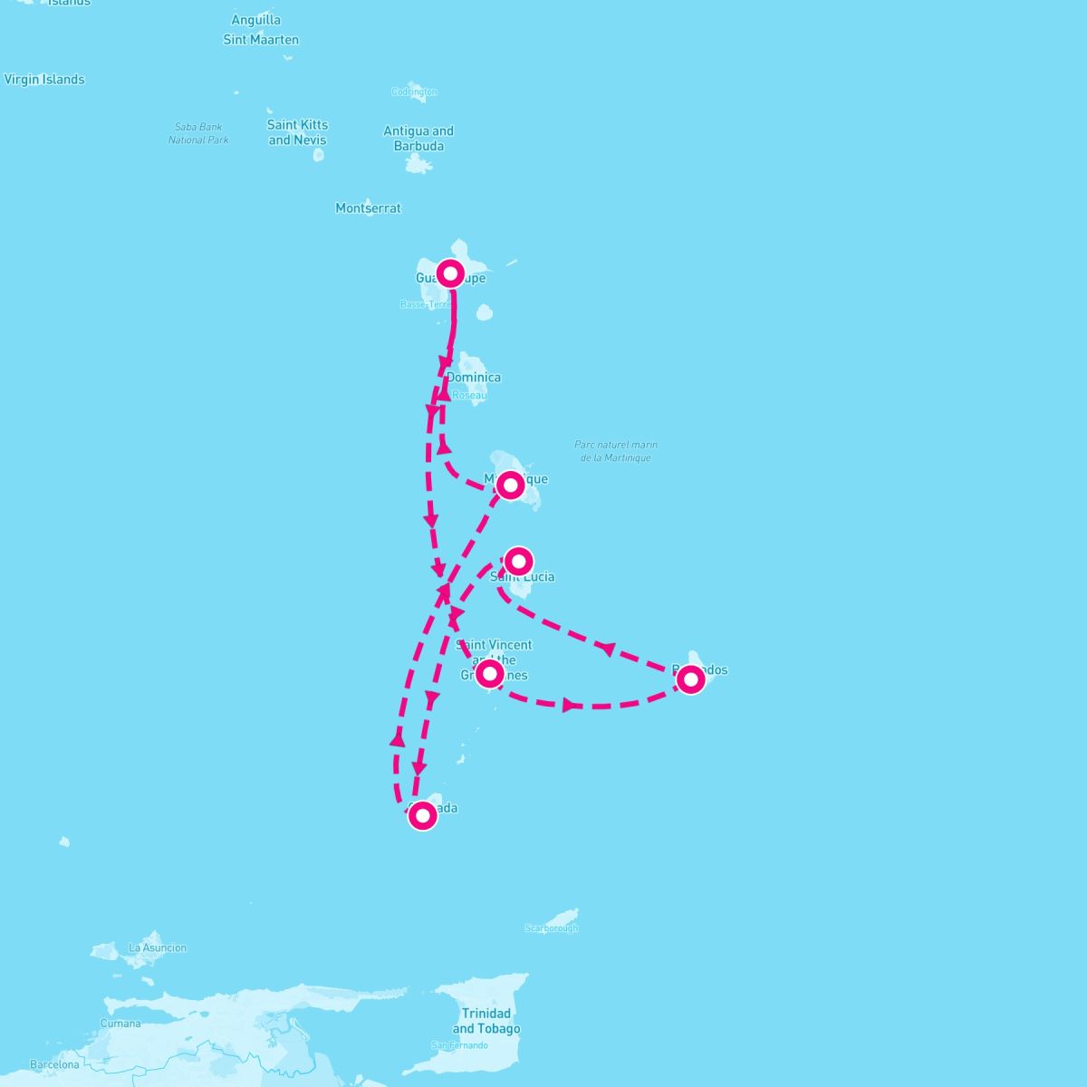 7 Night Southern Caribbean (Fort De France Roundtrip)