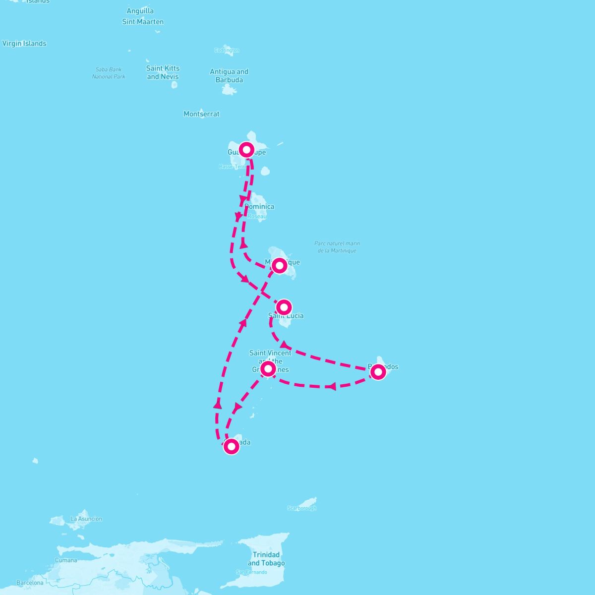 7 Night Southern Caribbean (Fort De France Roundtrip)