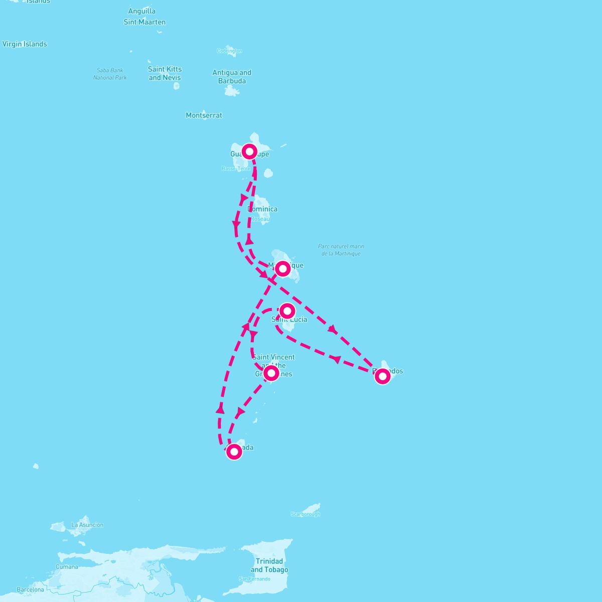 7 Night Southern Caribbean (Fort De France Roundtrip)