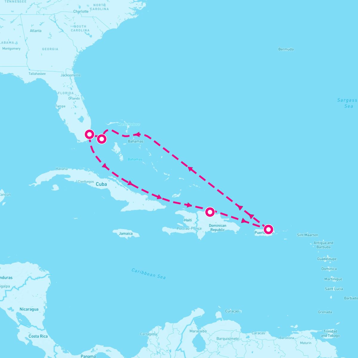 7 Night Caribbean & Bahamas (Miami Roundtrip)