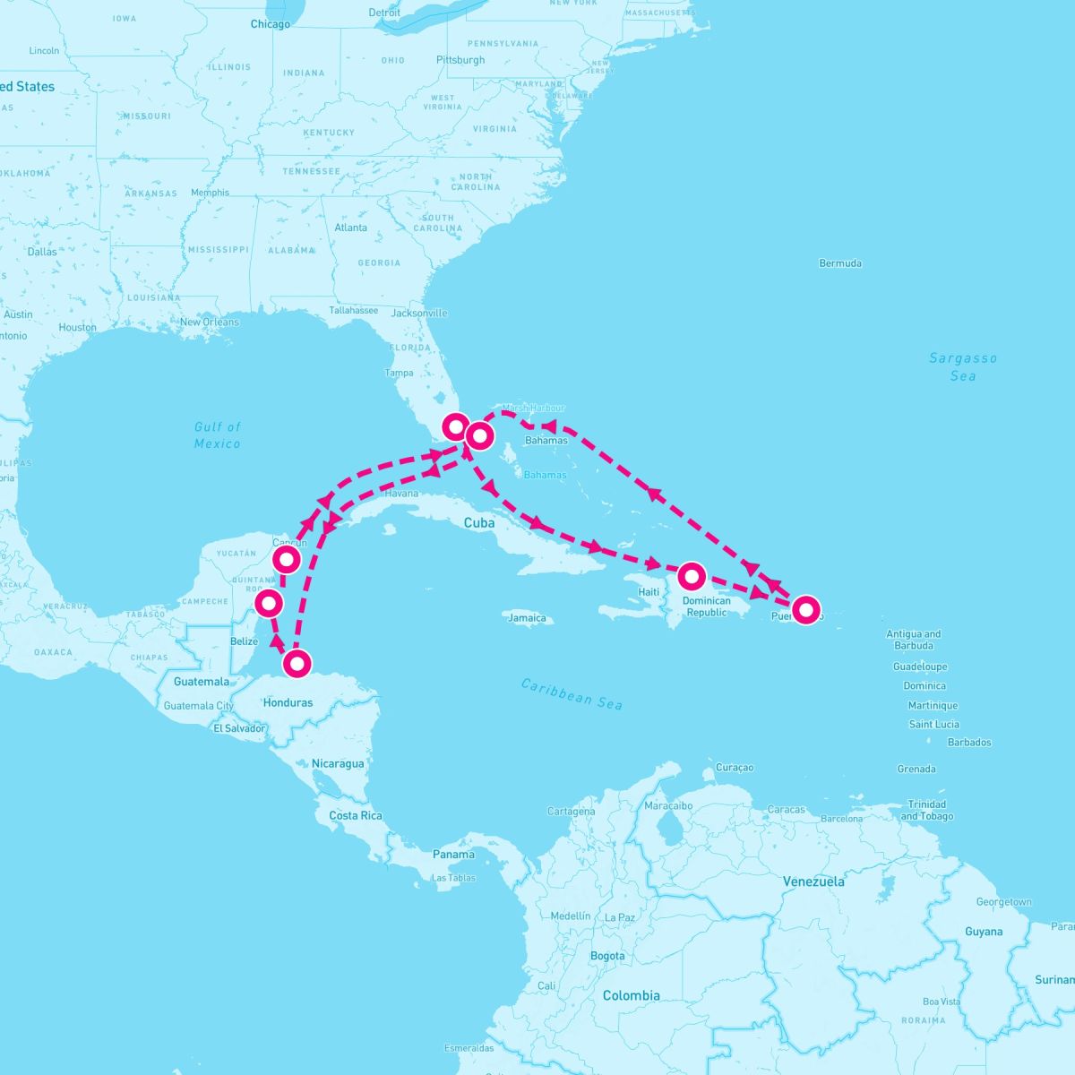 14 Night Caribbean & Bahamas (Miami Roundtrip)