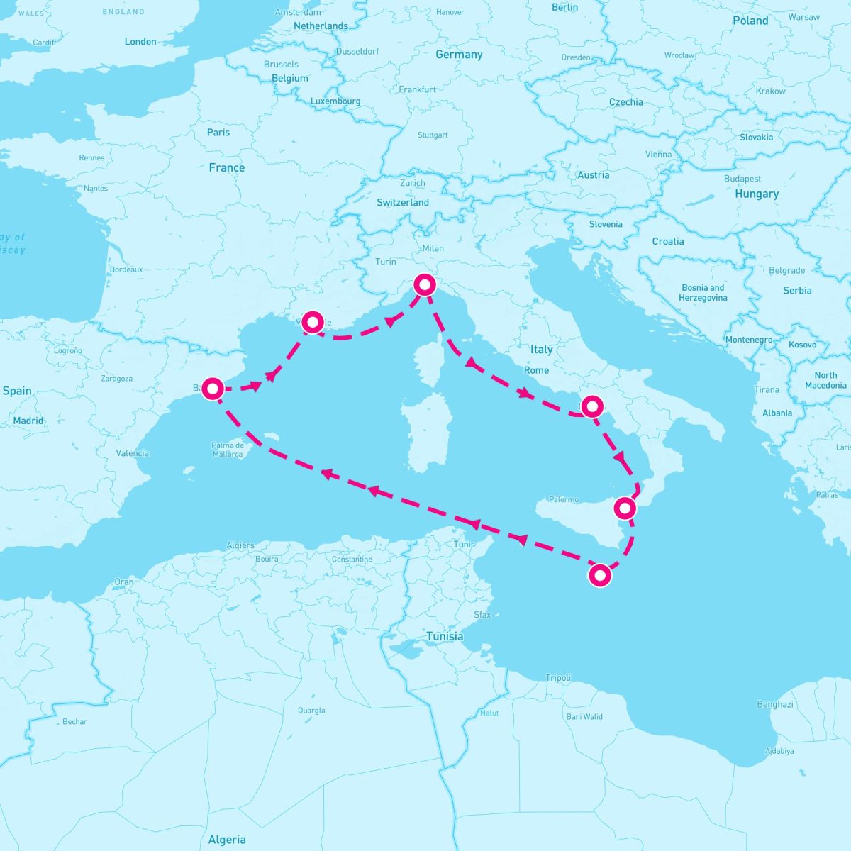 7 Night Mediterranean (Marseille Roundtrip)