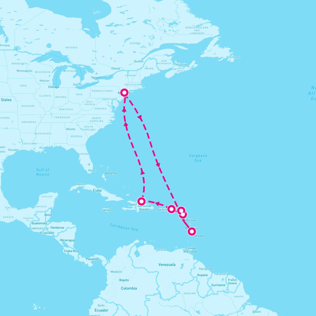 11 Night Caribbean: Dominican Republic & St. Lucia (New York Roundtrip)