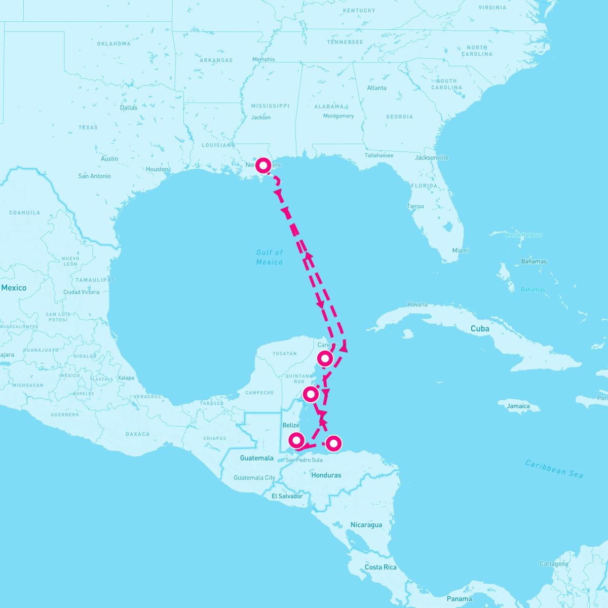 7 Night Caribbean: Harvest Caye Cozumel & Roatan (New Orleans Roundtrip)