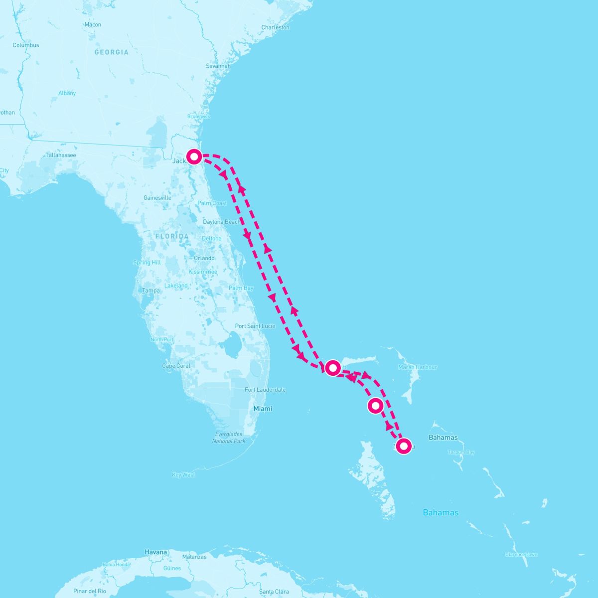 5 Night Bahamas: Great Stirrup Cay & Nassau (Jacksonville Roundtrip)