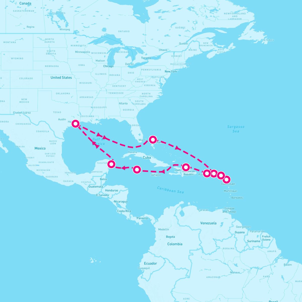 14 Night Caribbean: Cozumel & Dominican Republic (Galveston Roundtrip)