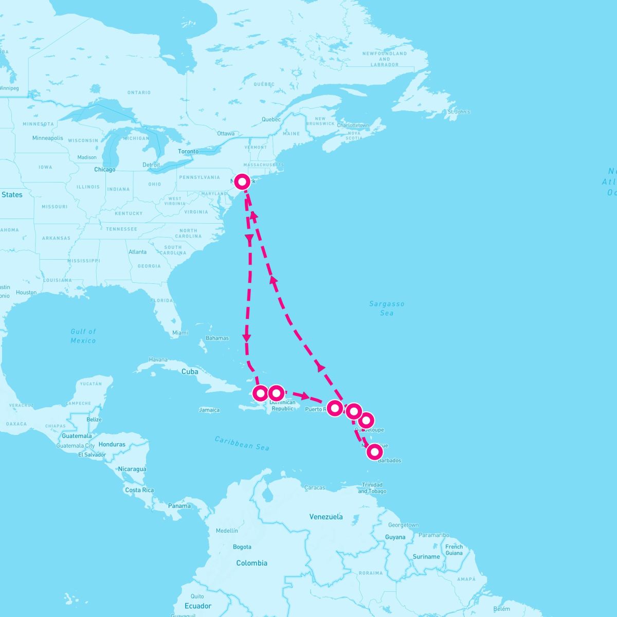 12 Night Southern Caribbean (Cape Liberty Roundtrip)