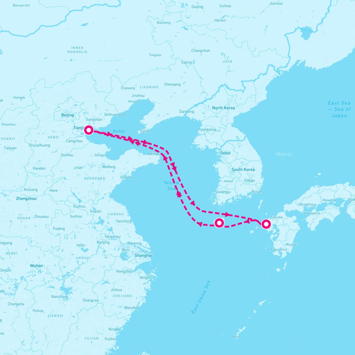 5 Night Sasebo & Jeju (Beijing Roundtrip)