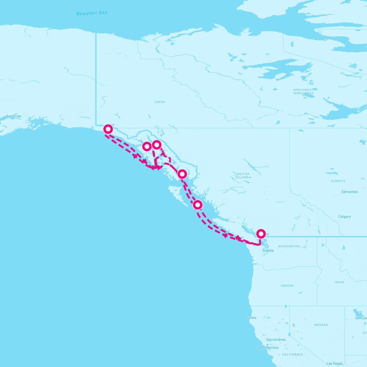 7 Night Alaska Adventure (Vancouver Roundtrip)