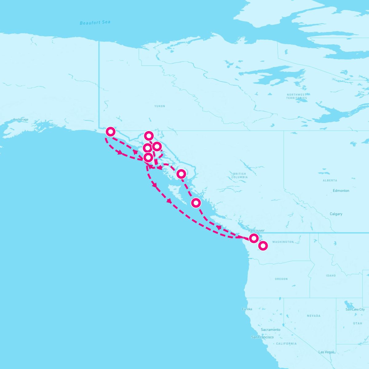 10 Night Frontier Adventures (Seattle Roundtrip)