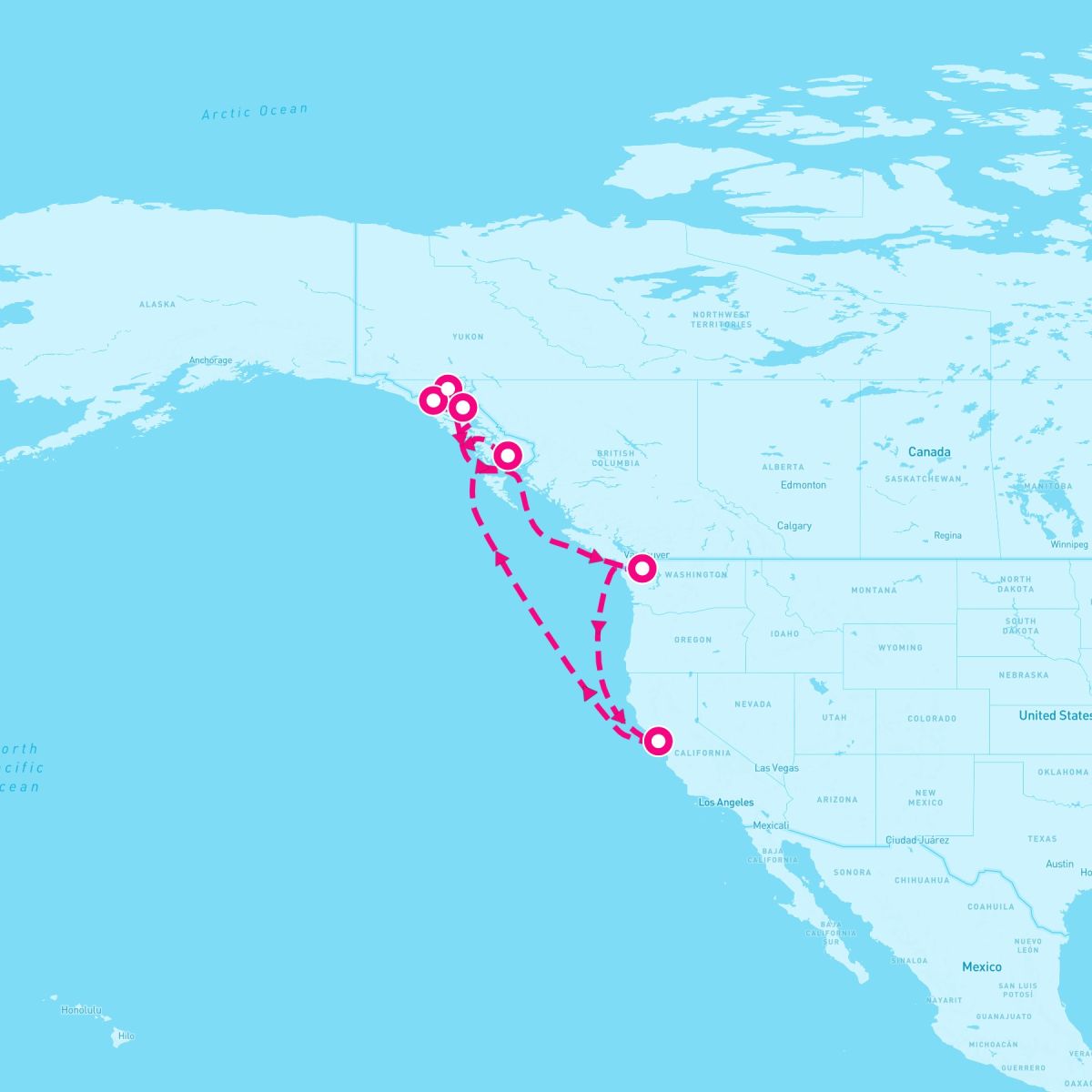 11 Night Alaska Inside Passage With Glacier Bay (San Francisco Roundtrip)