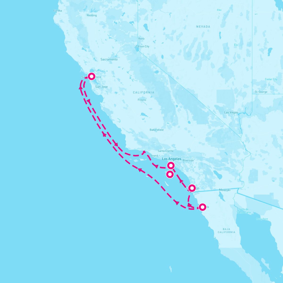 7 Night Classic California Coast (San Francisco Roundtrip)