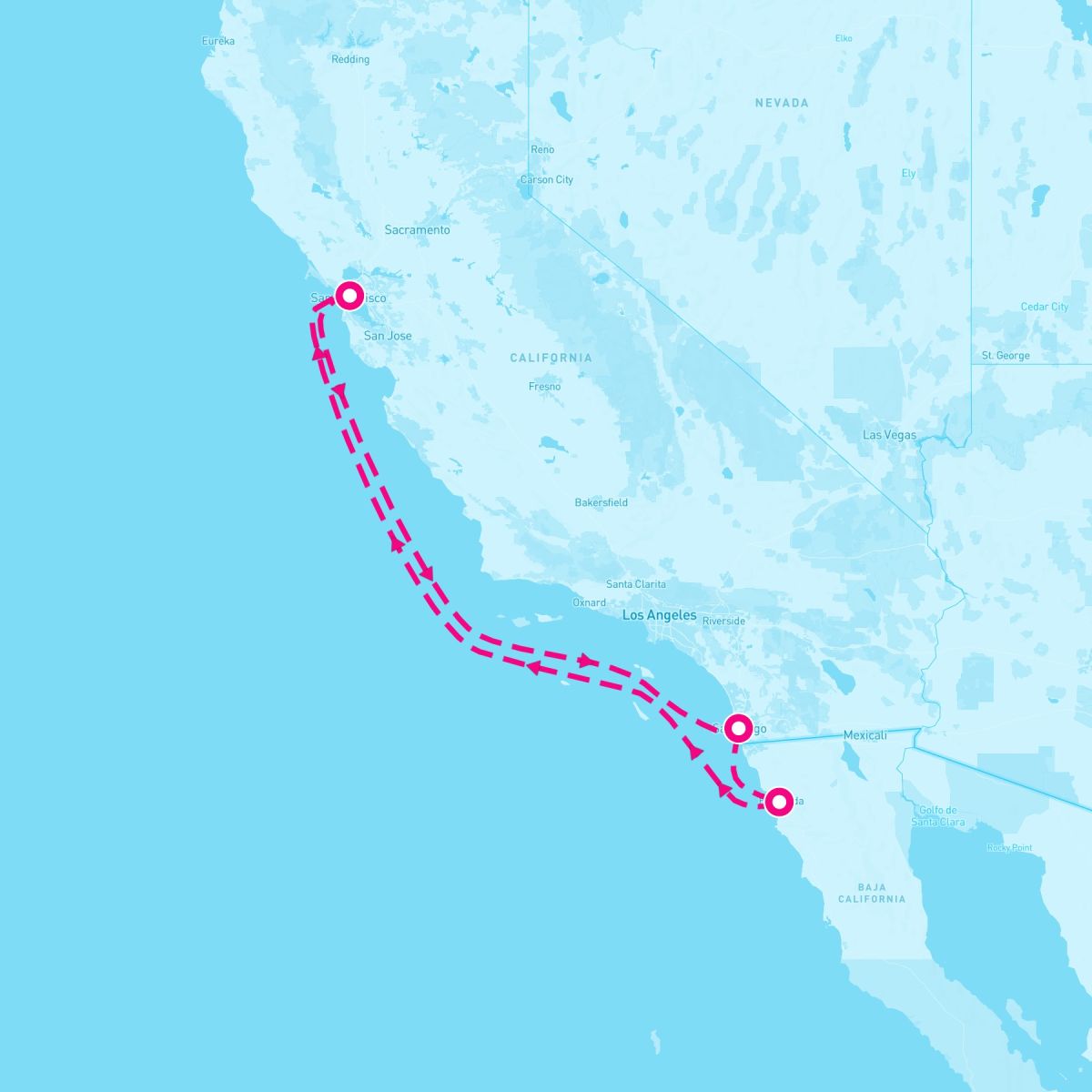 5 Night West Coast Getaway With San Diego (San Francisco Roundtrip)