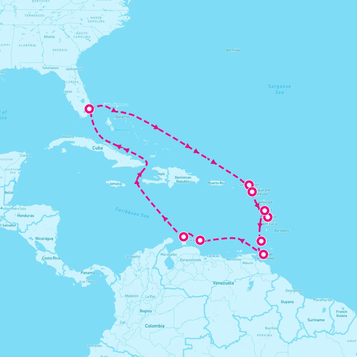 14 Night Circle Caribbean Holiday (Ft. Lauderdale Roundtrip)