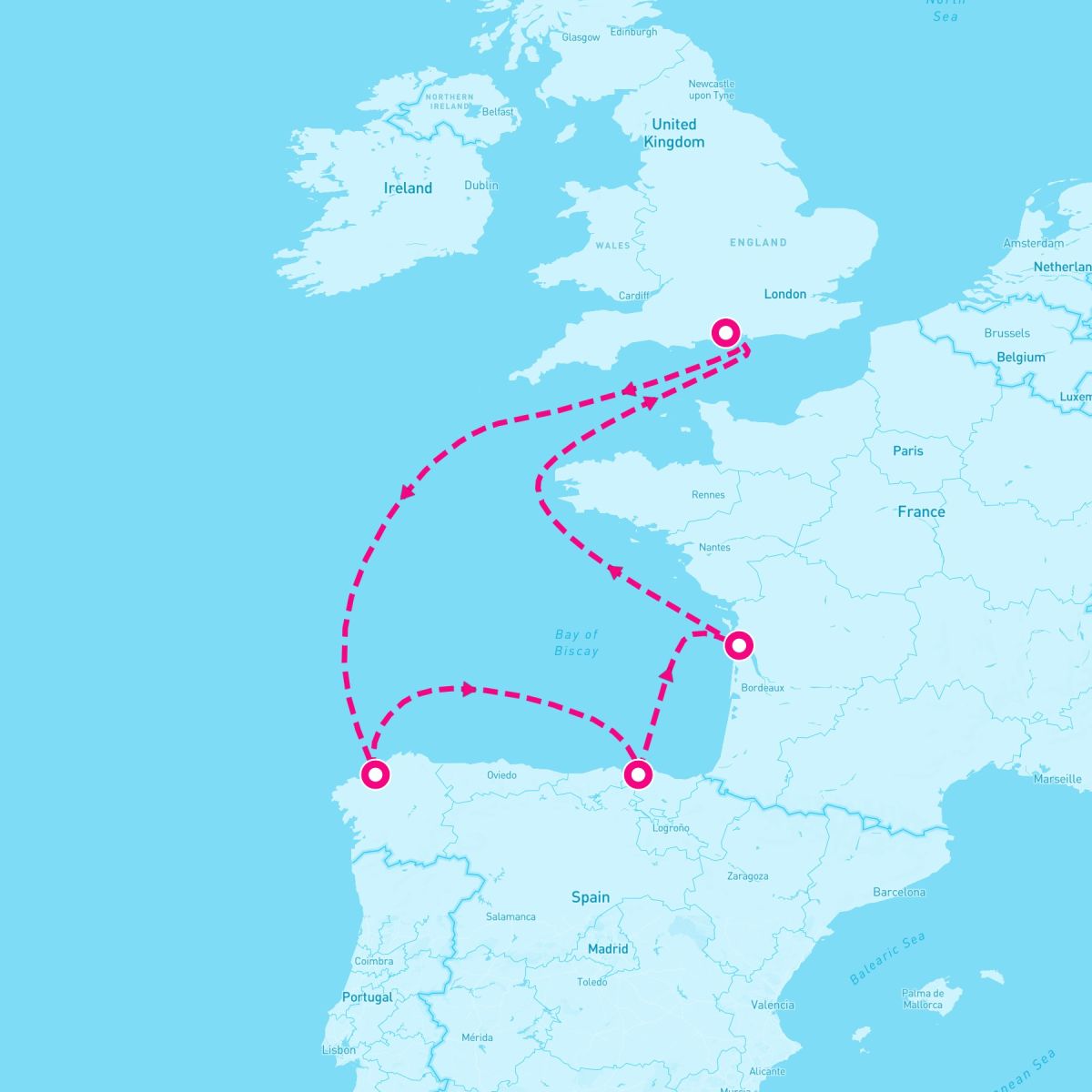 6 Night English Sights & European Delights (Portsmouth Roundtrip)