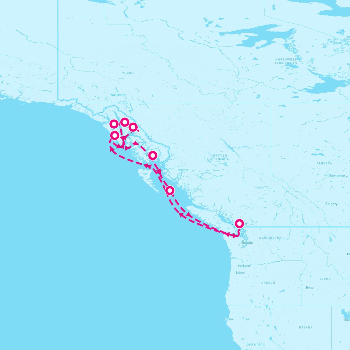 7 Night Alaska Inside Passage (Vancouver Roundtrip)