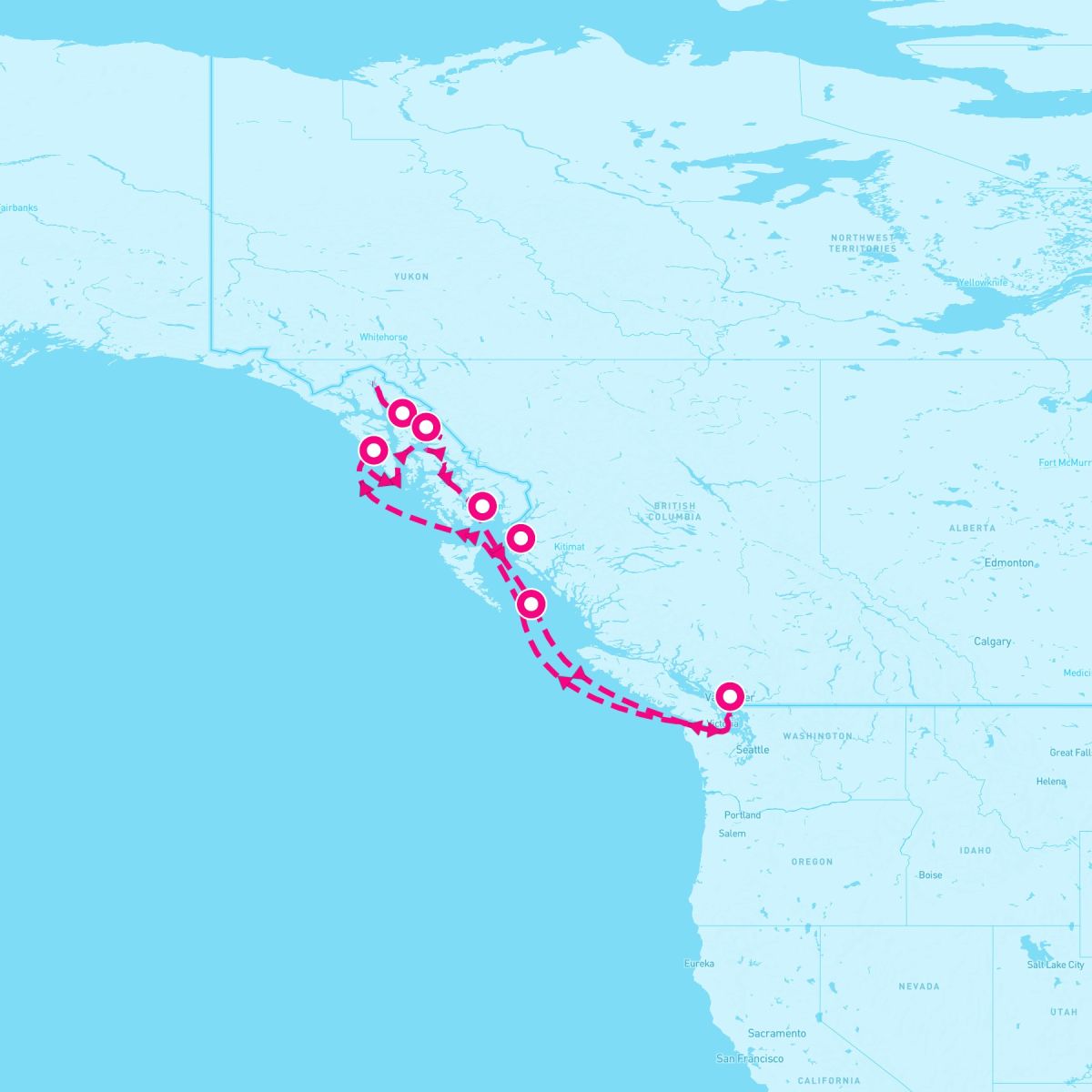 7 Night Alaska Inside Passage (Vancouver Roundtrip)