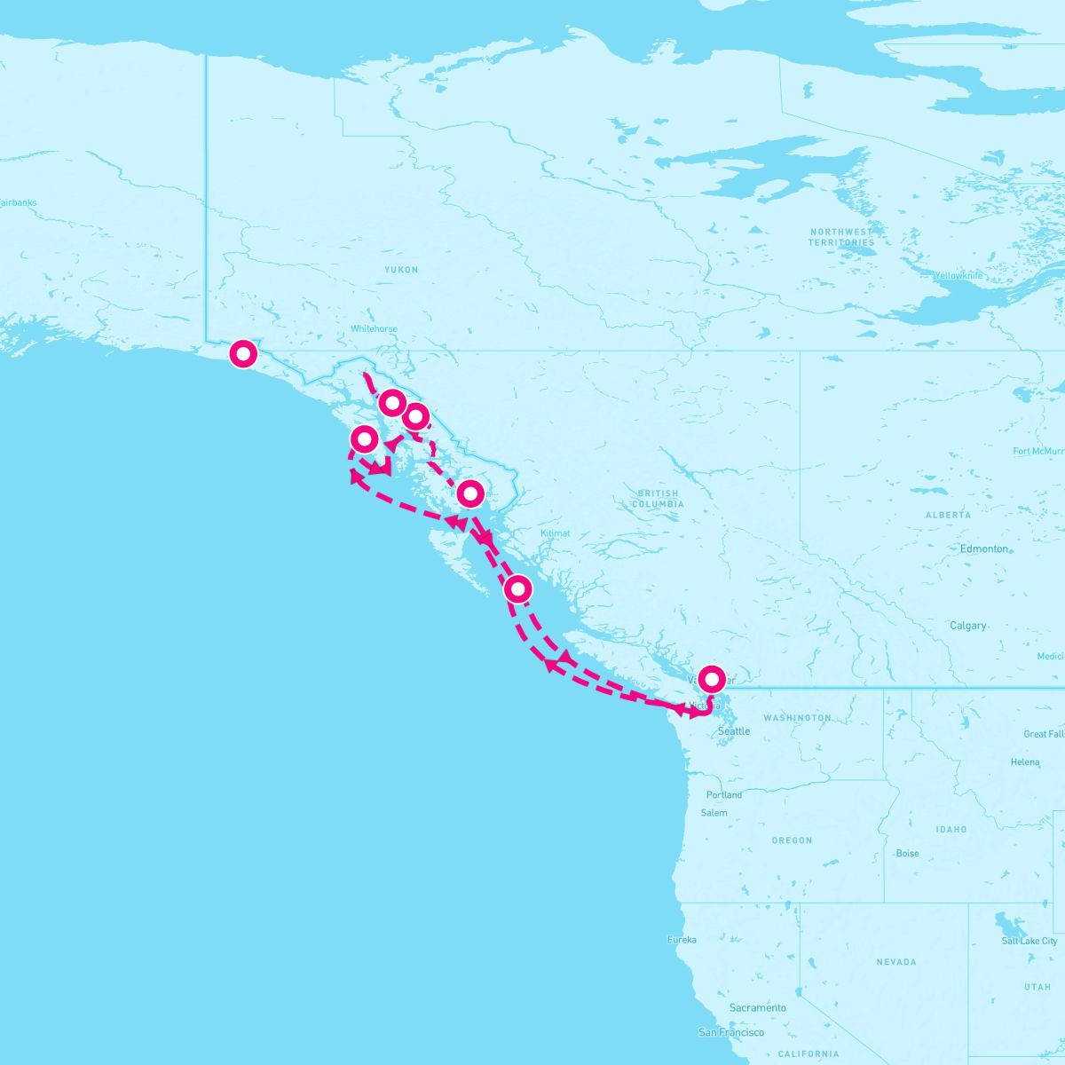 7 Night Alaska Inside Passage (Vancouver Roundtrip)