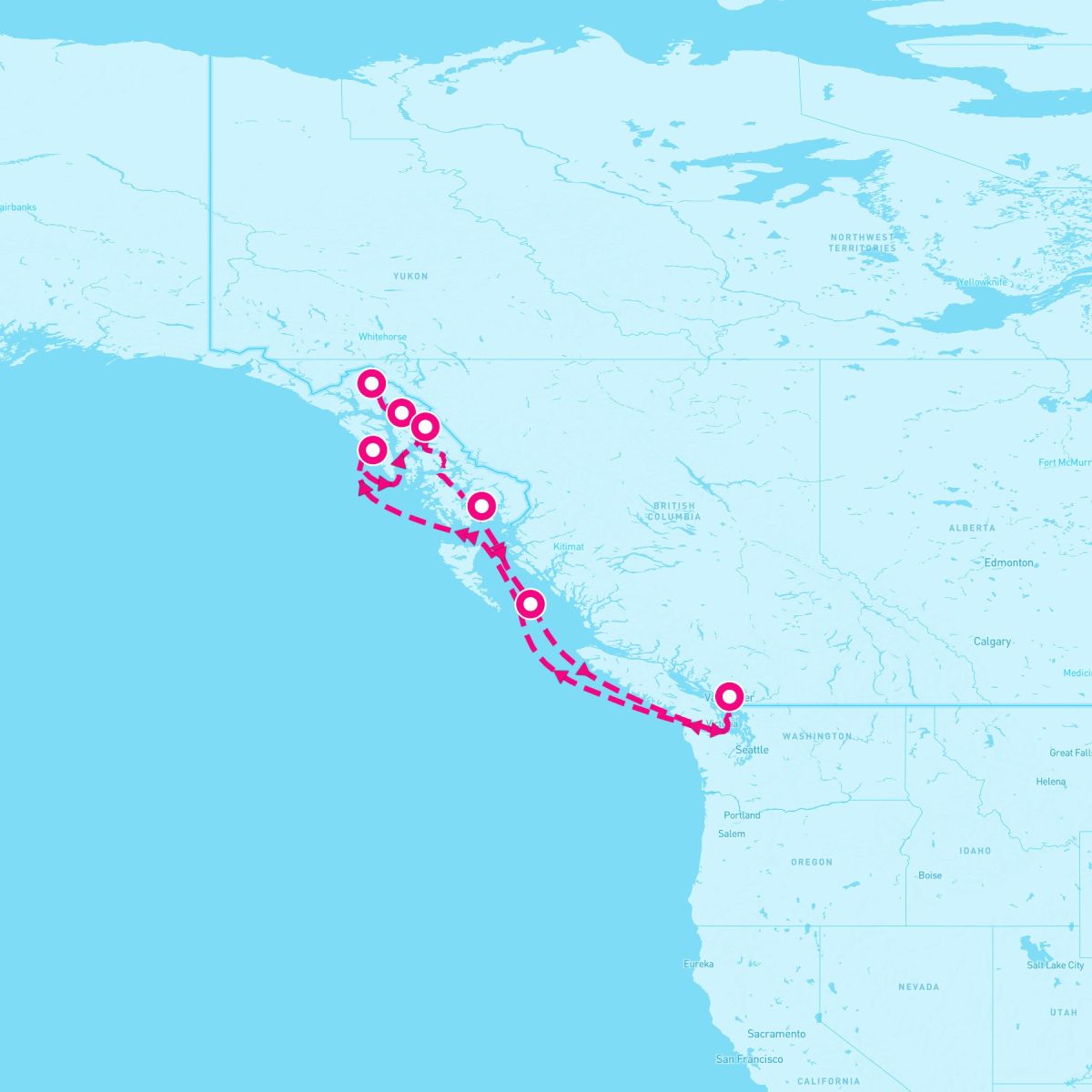 7 Night Alaska Inside Passage (Vancouver Roundtrip)