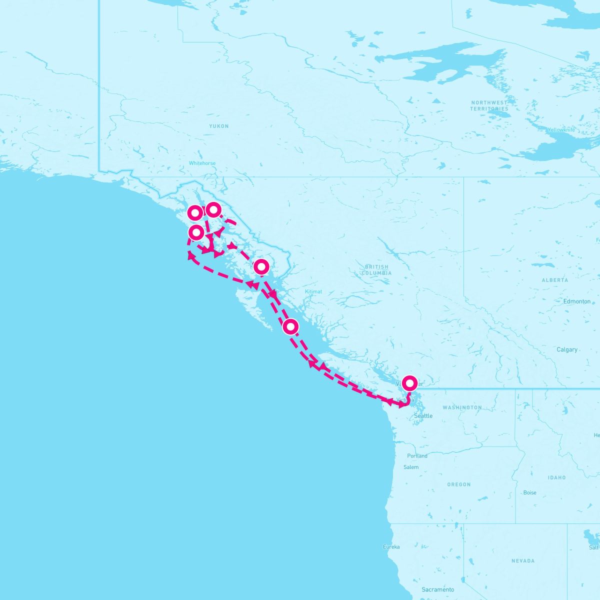 7 Night Alaska Inside Passage (Vancouver Roundtrip)