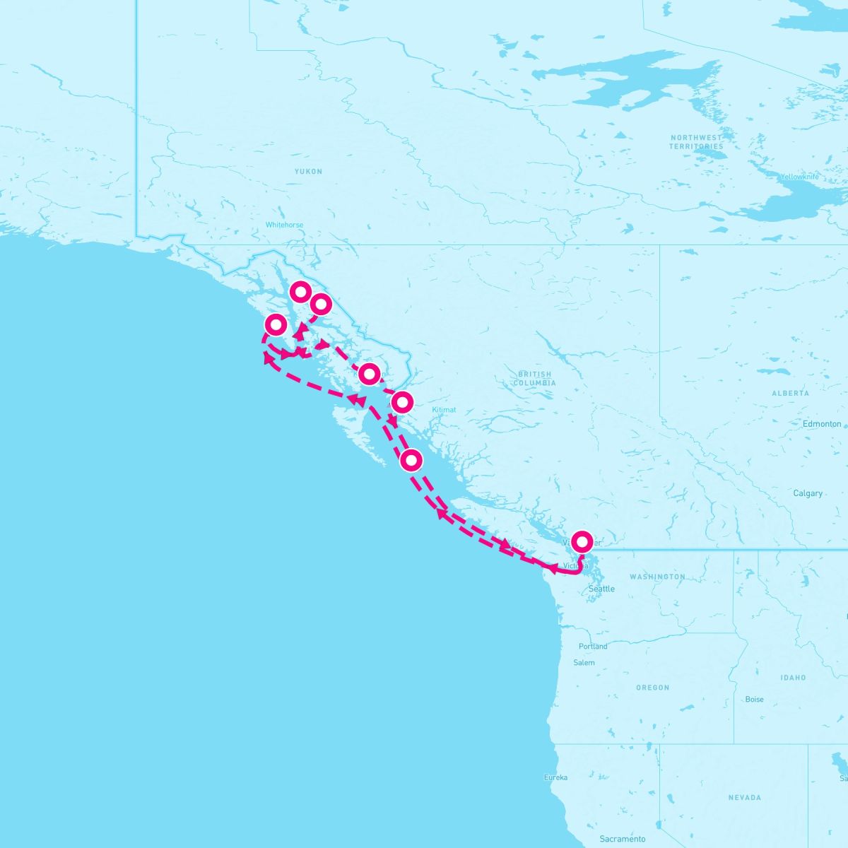 7 Night Alaska Inside Passage (Vancouver Roundtrip)