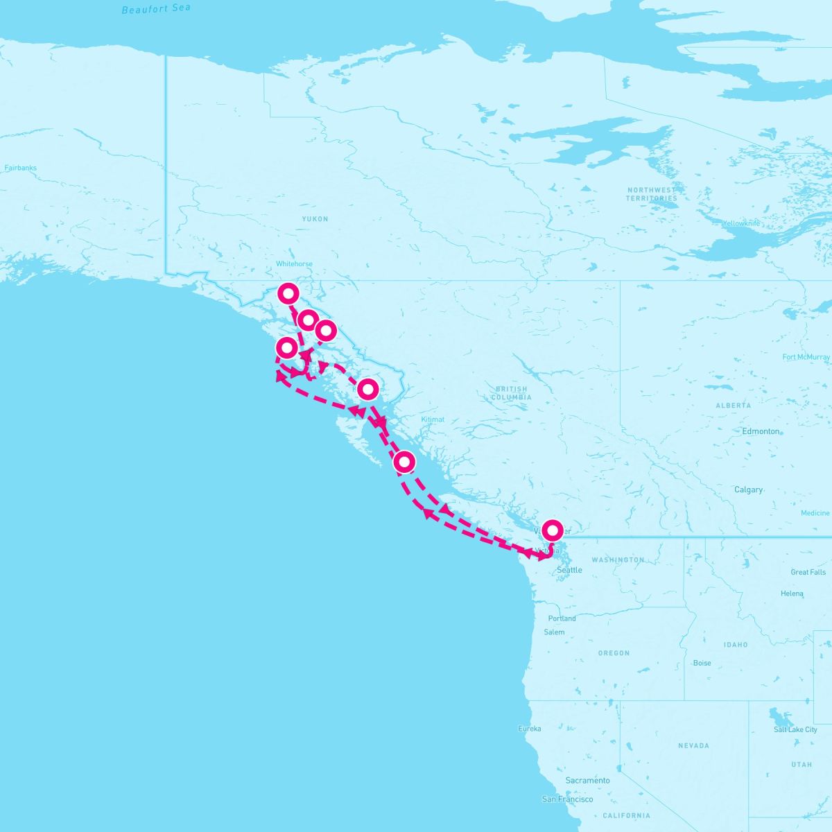 7 Night Alaska Inside Passage (Vancouver Roundtrip)