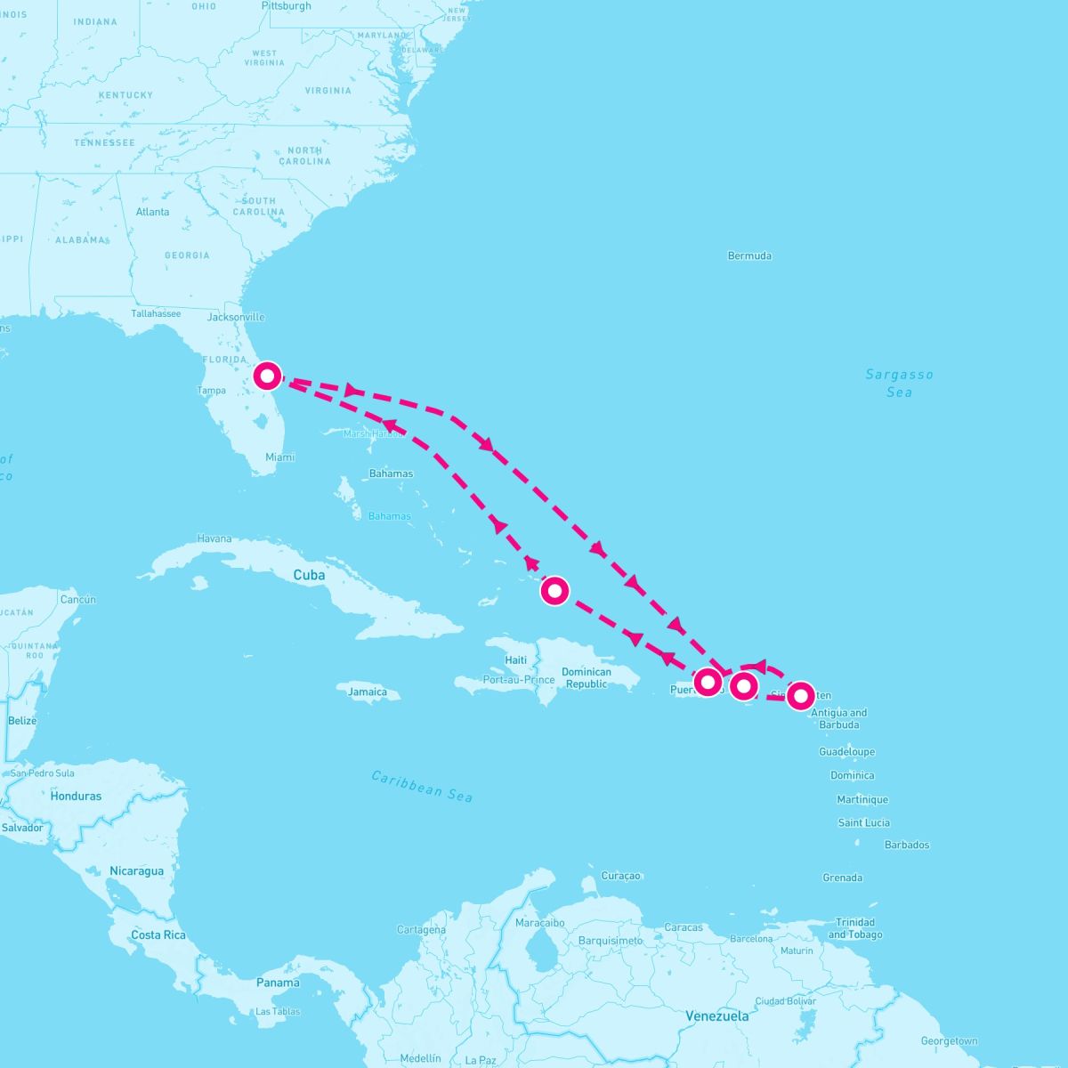 8 Night Eastern Caribbean With St. Thomas (Port Canaveral Roundtrip)