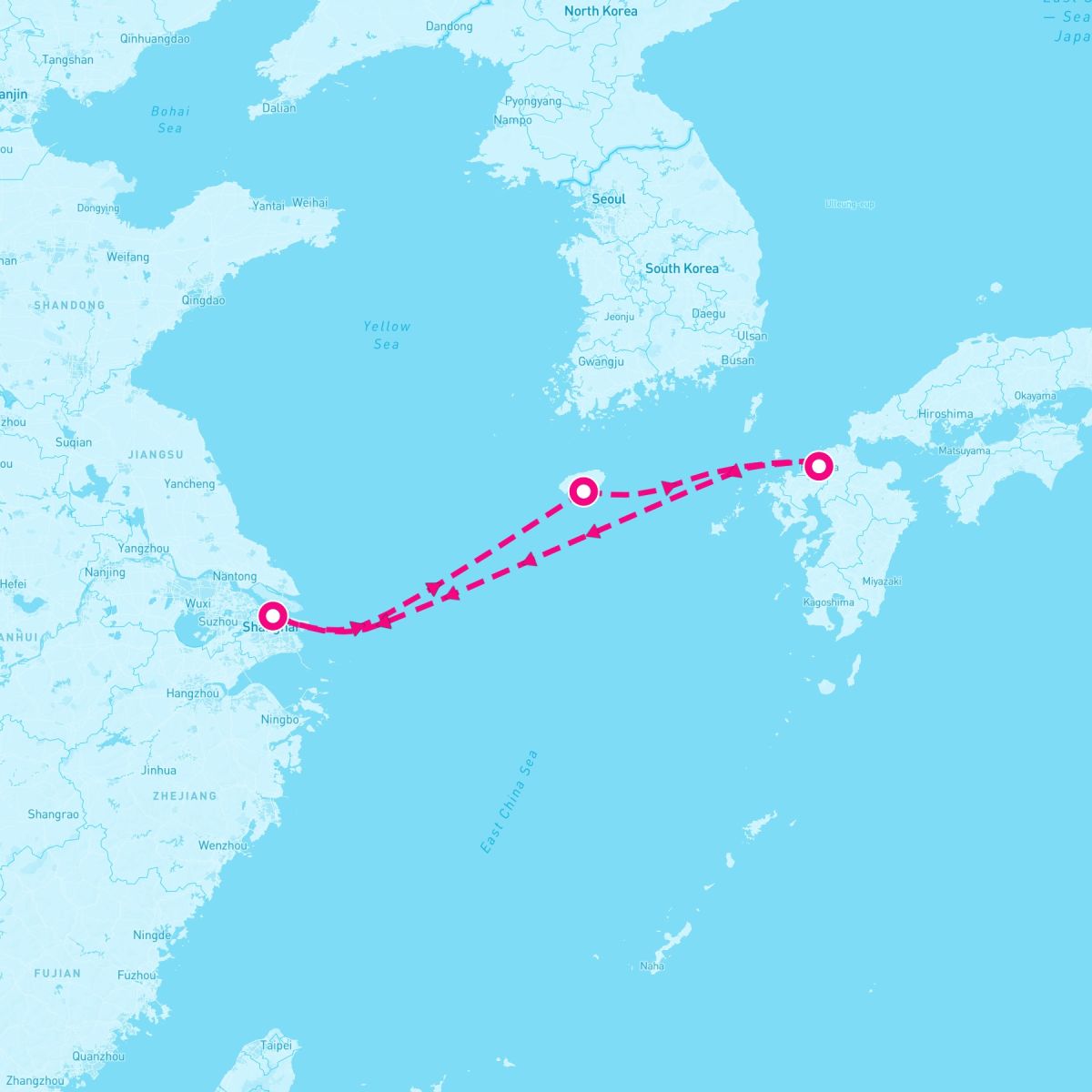4 Night Best Of Fukuoka (Shanghai Roundtrip)