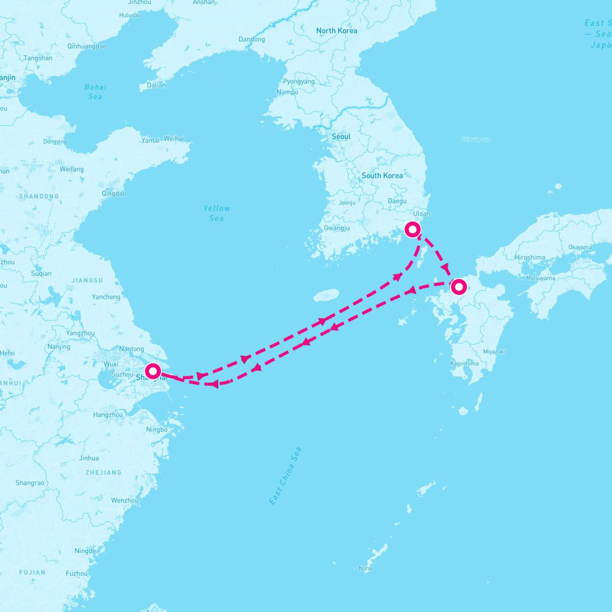 5 Night Busan & Fukuoka (Shanghai Roundtrip)