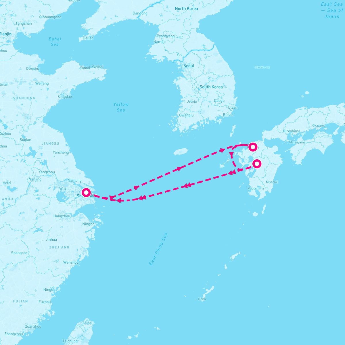 5 Night Fukuoka & Kumamoto (Shanghai Roundtrip)