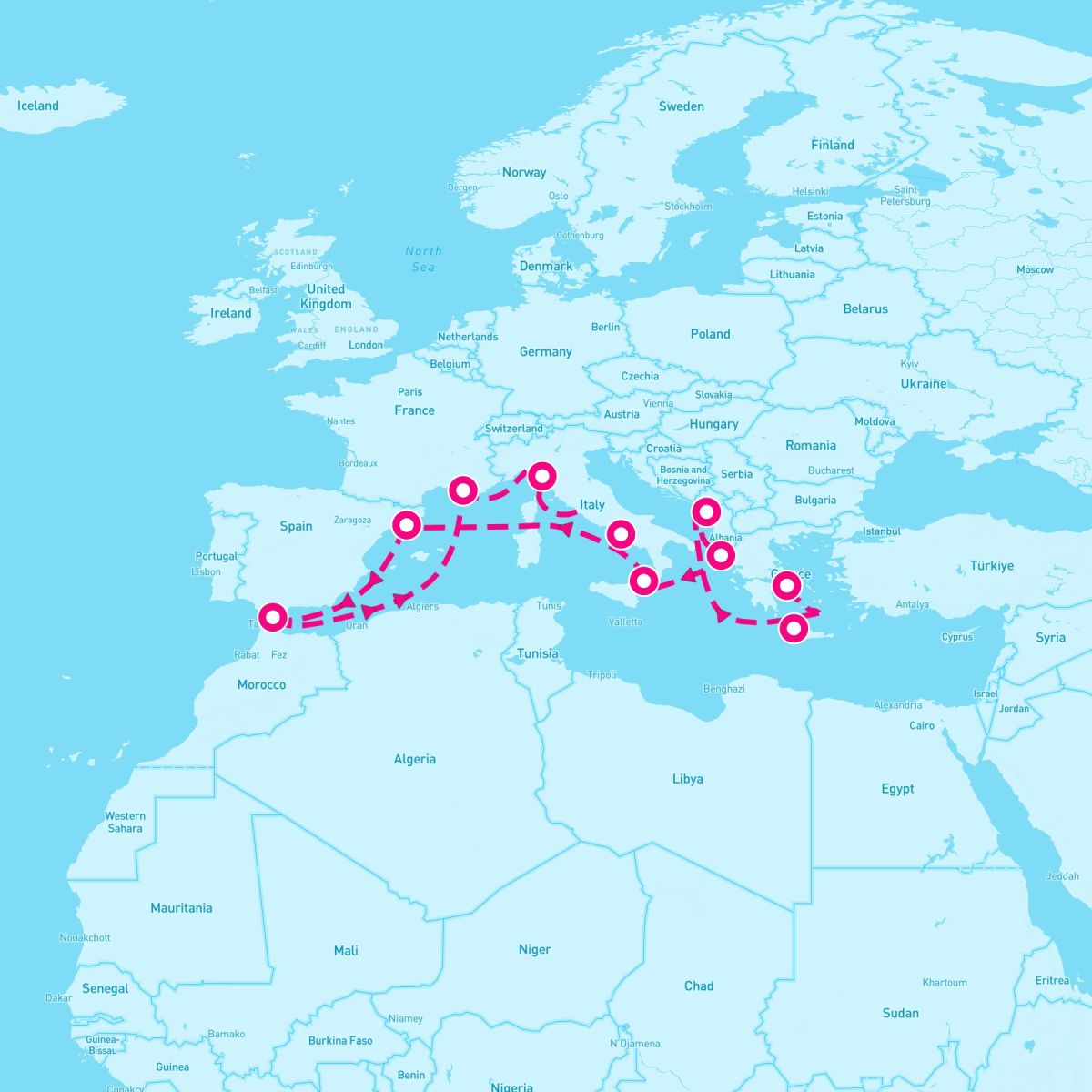 14 Night Mediterranean With Greece France & Italy (Athens To Naples)