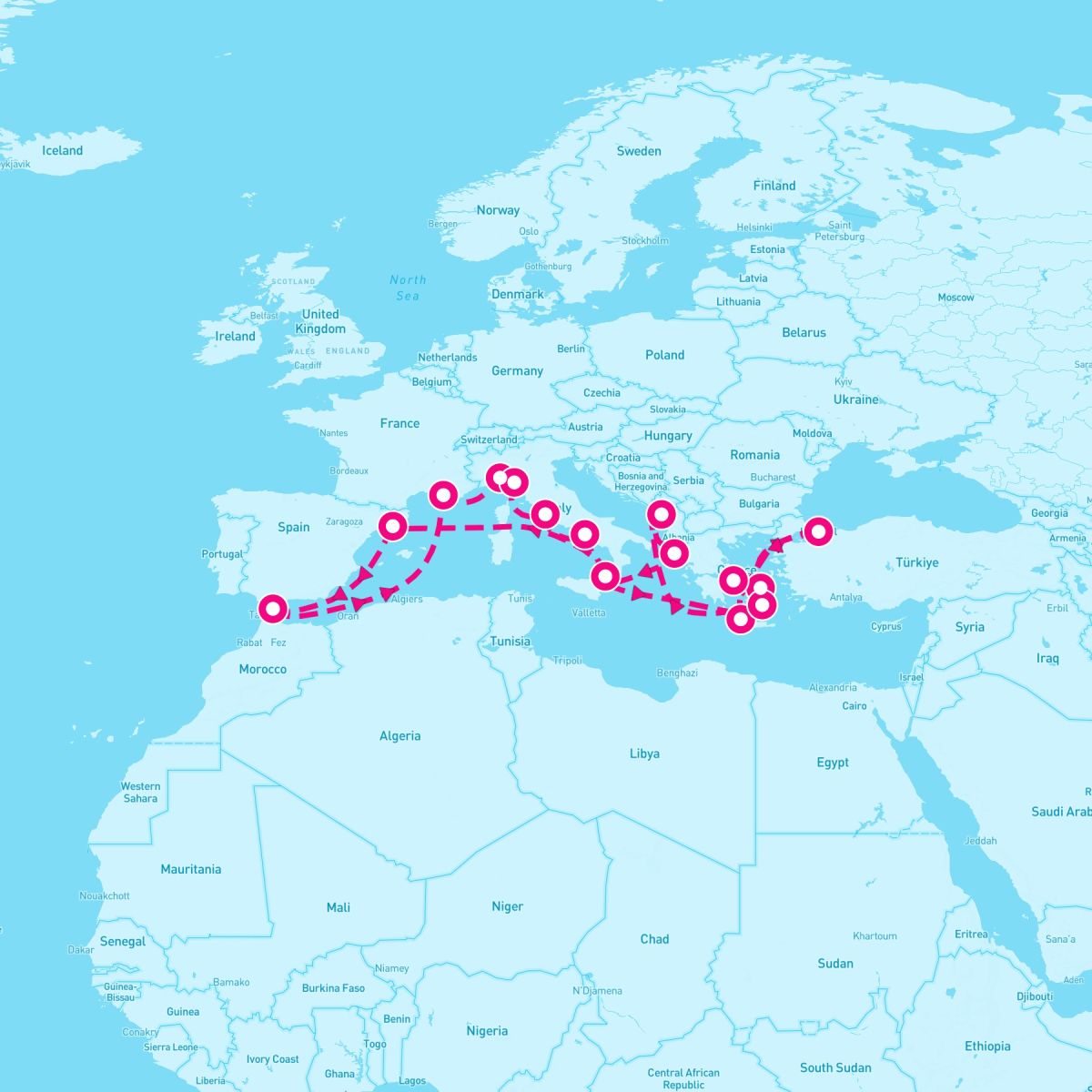 21 Night The Best Of The Mediterranean (Barcelona Roundtrip)
