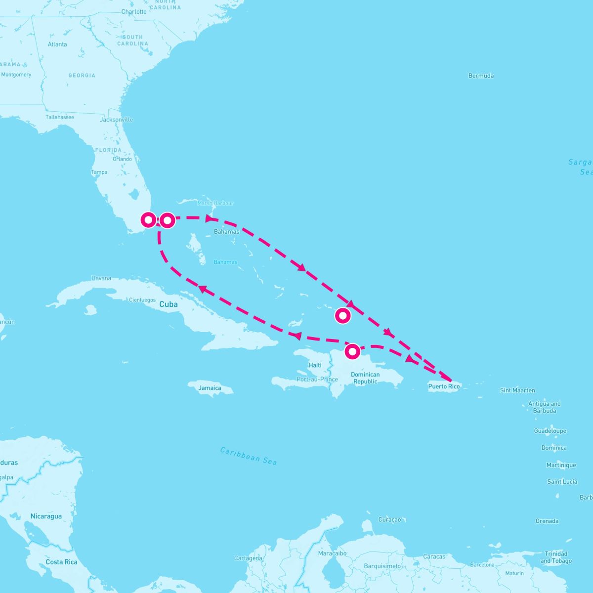 7 Night Grand Turk Puerto Plate & More (Miami Roundtrip)