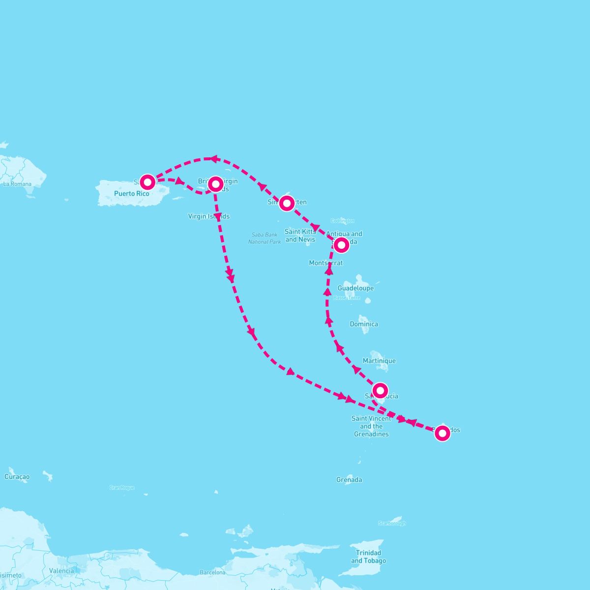 7 Night Saint Isles & Seas Of The Caribbean (San Juan Roundtrip)