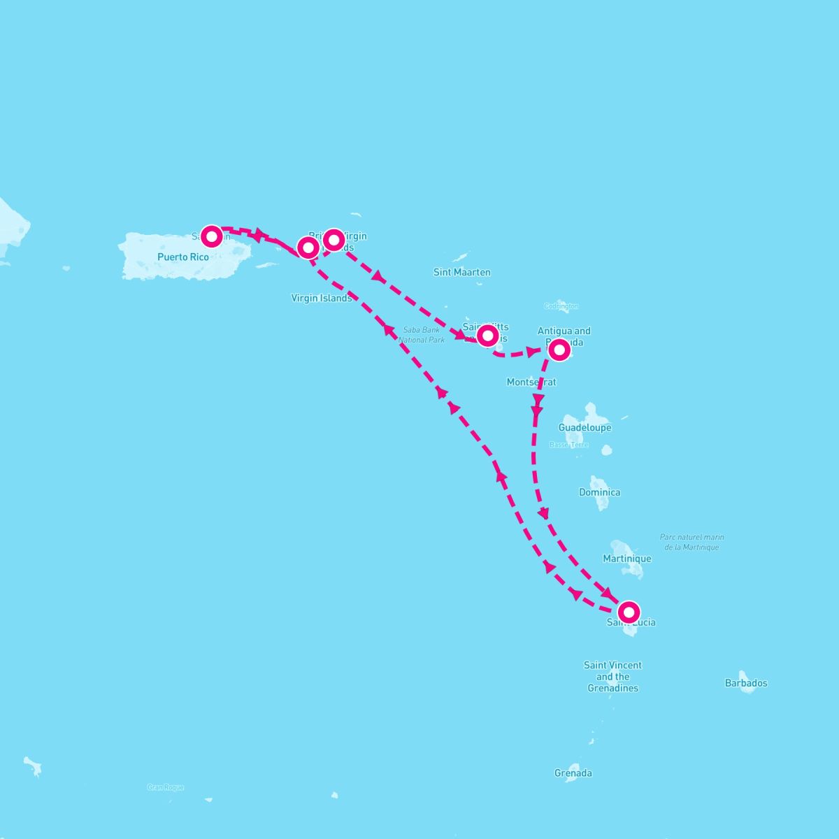 7 Night Thanksgiving In The Lesser Antilles (San Juan Roundtrip)