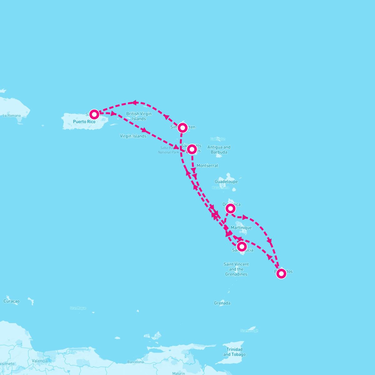 7 Night St. Lucia St. Maarten Barbados & More (San Juan Roundtrip)