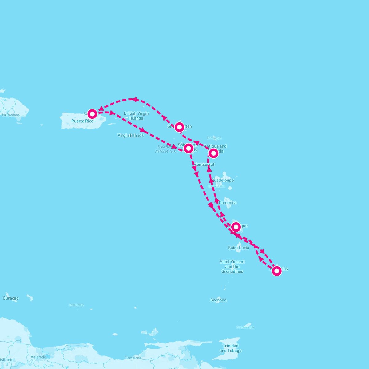 7 Night St. Kitts Barbados Martinique & More (San Juan Roundtrip)