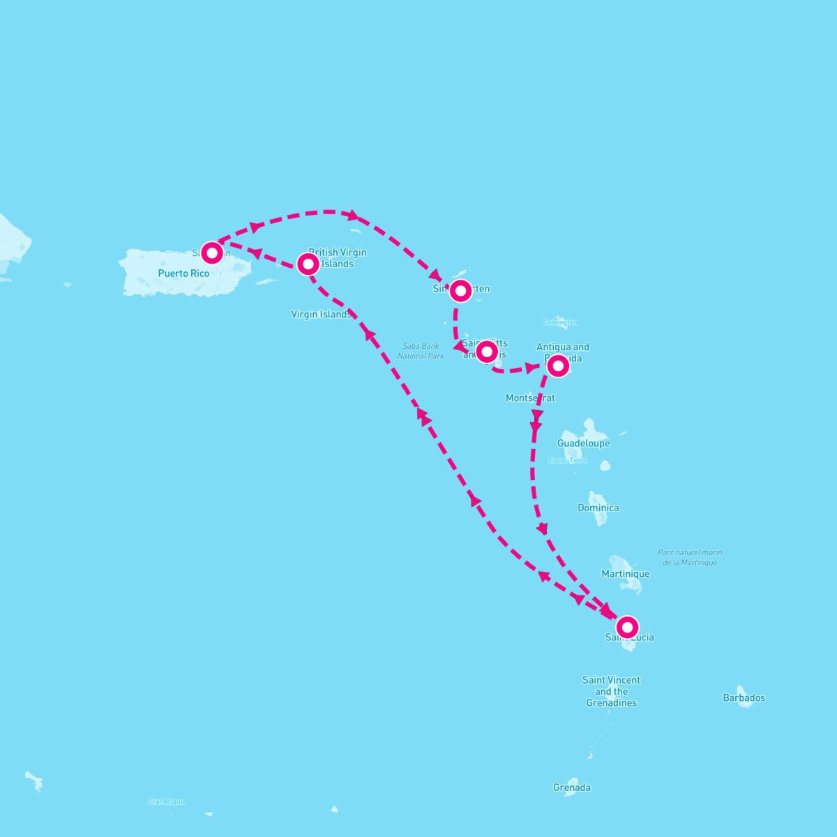7 Night Antigua & The St. Isles (San Juan Roundtrip)