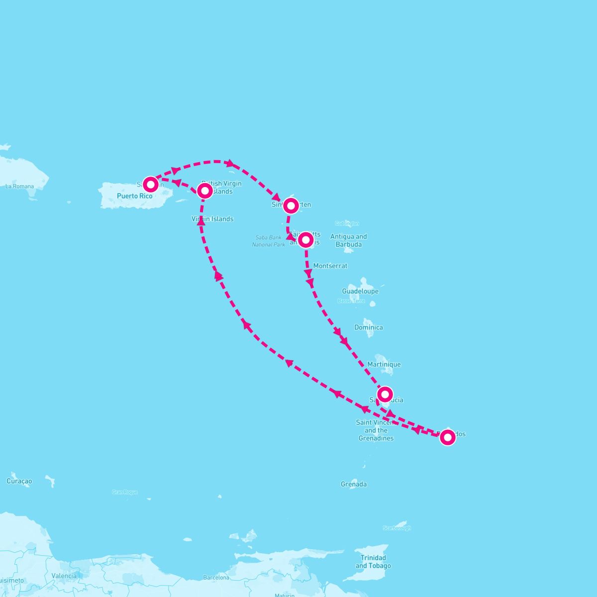 7 Night St. Lucia Barbados & More (San Juan Roundtrip)