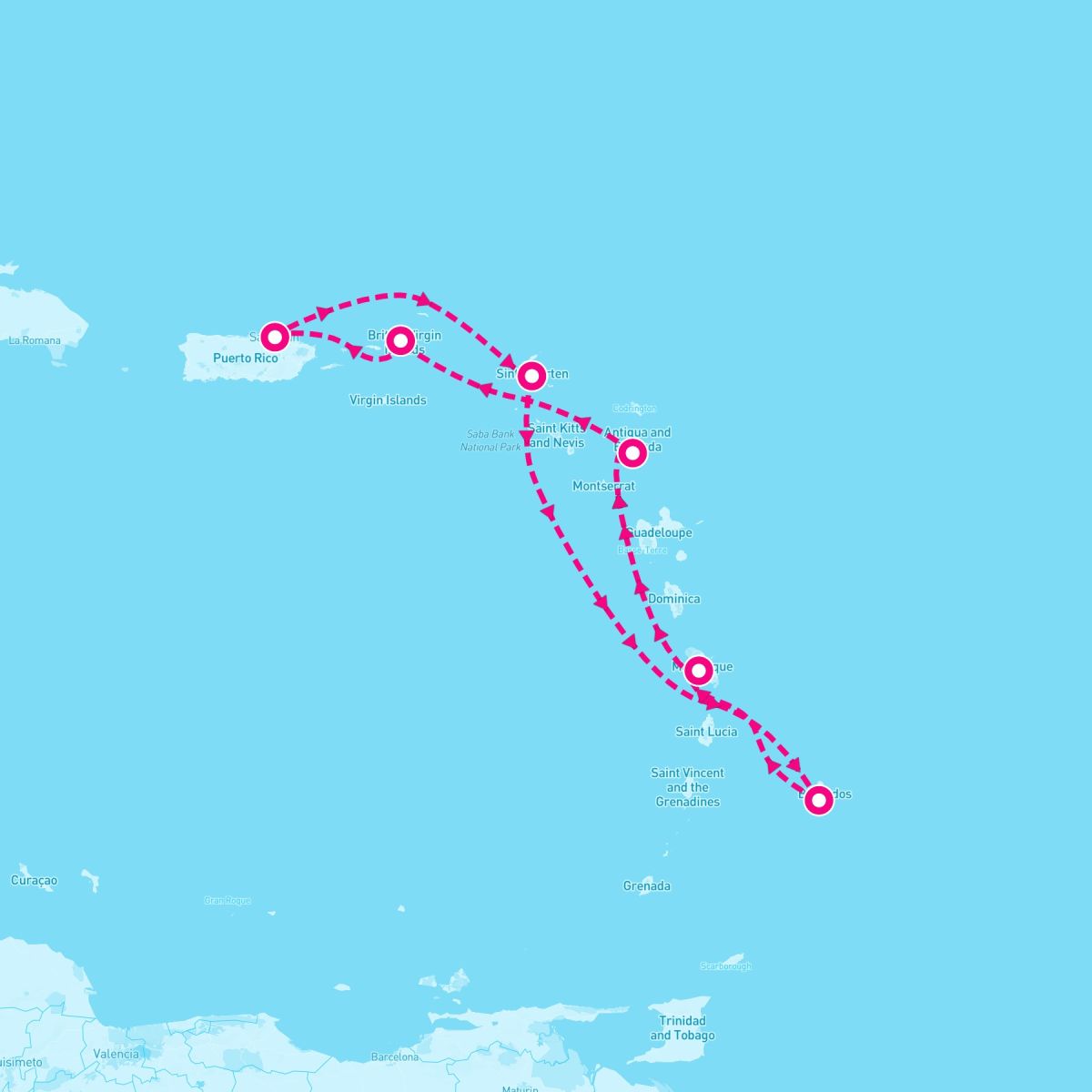7 Night Antigua Martinique & Barbados And More (San Juan Roundtrip)