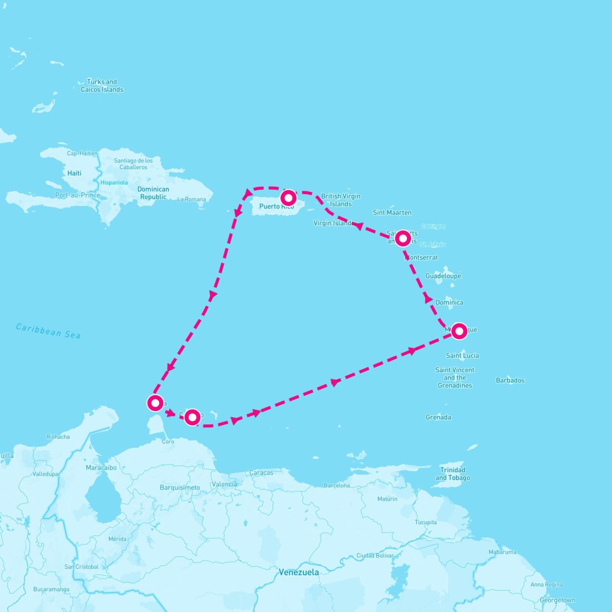 7 Night Sunsets In The Lesser Antilles (San Juan Roundtrip)