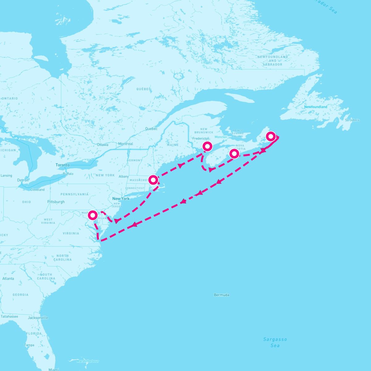 9 Night Canada & New England (Baltimore Roundtrip)