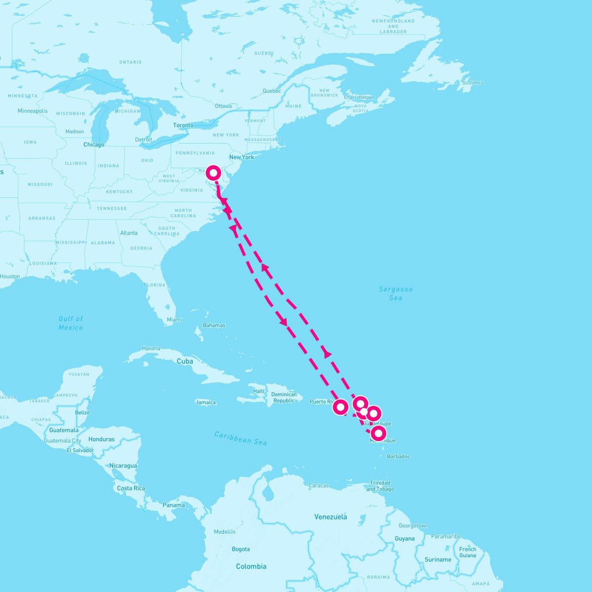 12 Night Southern Caribbean Holiday (Baltimore Roundtrip)