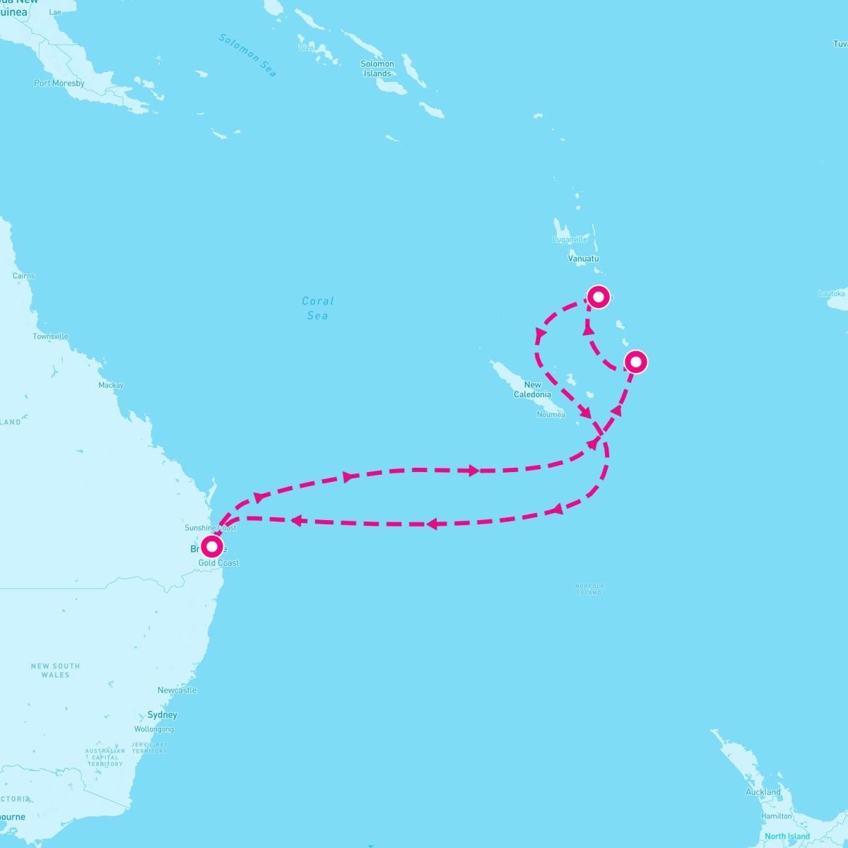 7 Night South Pacific (Brisbane Roundtrip)
