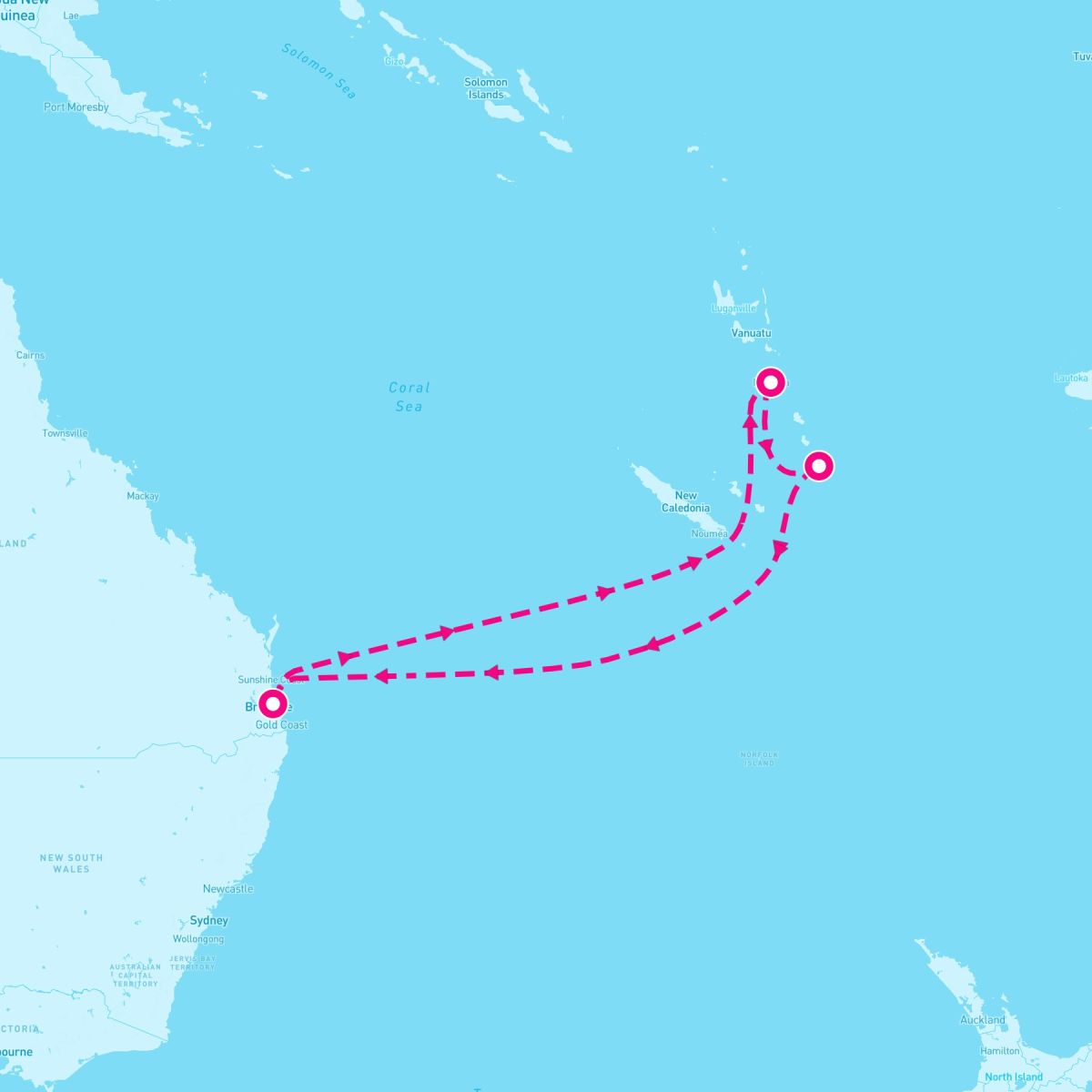 7 Night South Pacific (Brisbane Roundtrip)