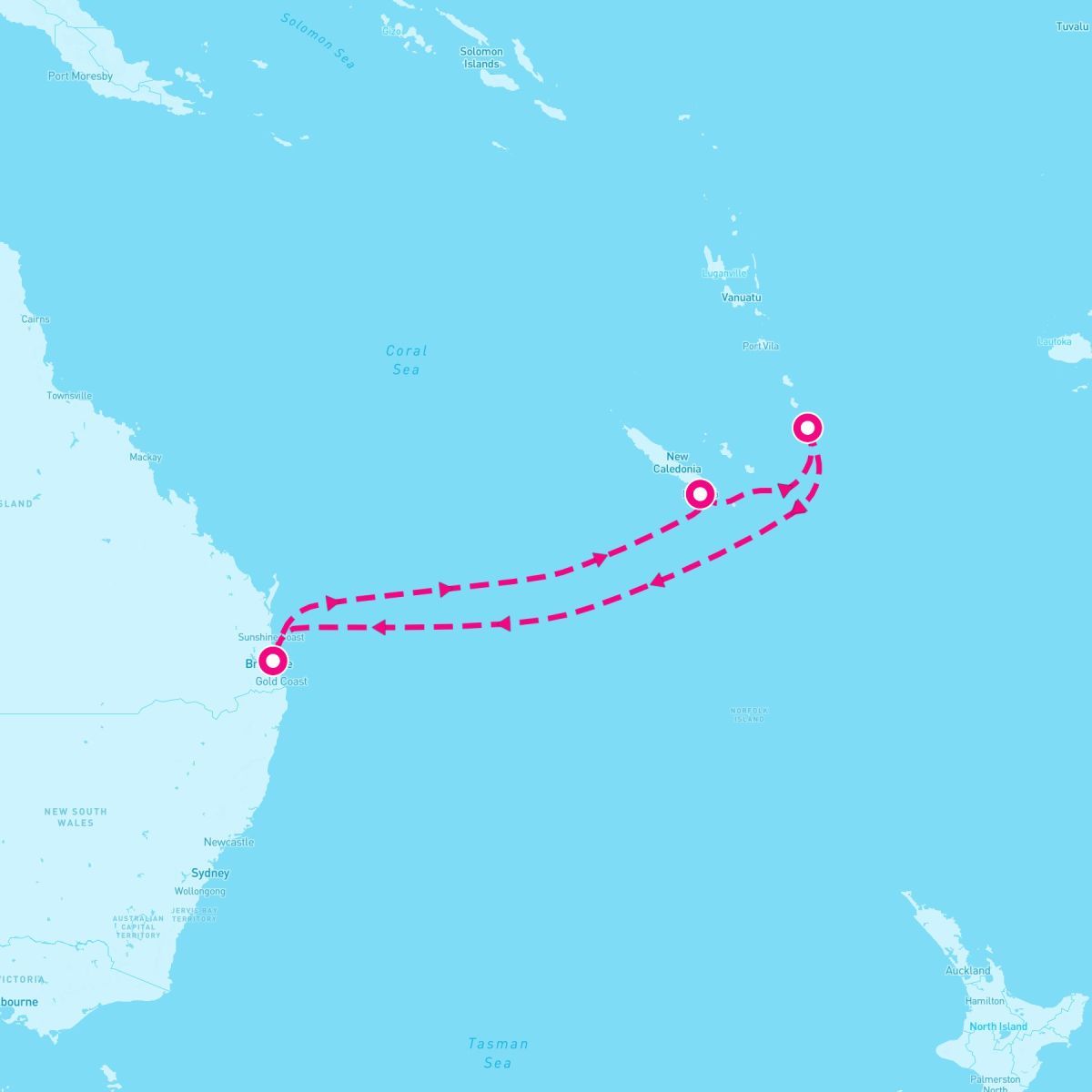 7 Night South Pacific (Brisbane Roundtrip)